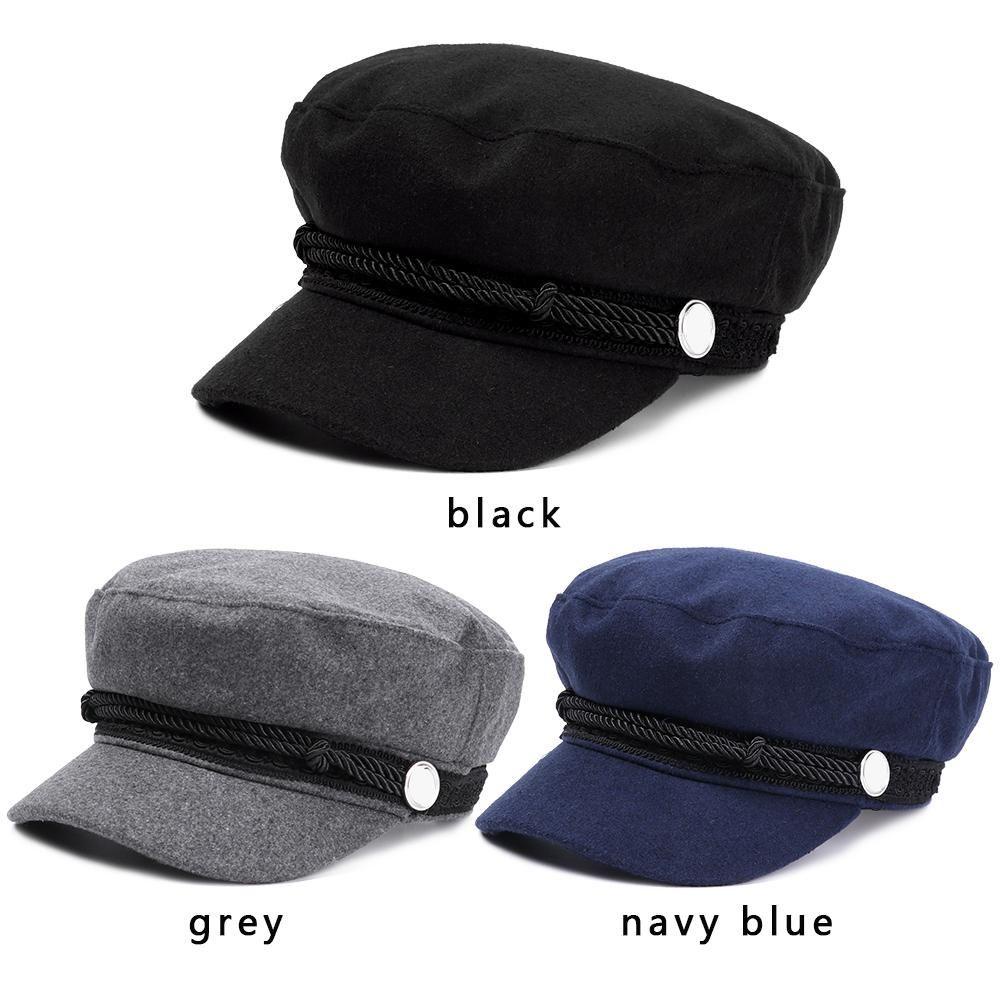 Mũ Beret Vải Nỉ Phẳng Phong Cách Thời Trang Unisex