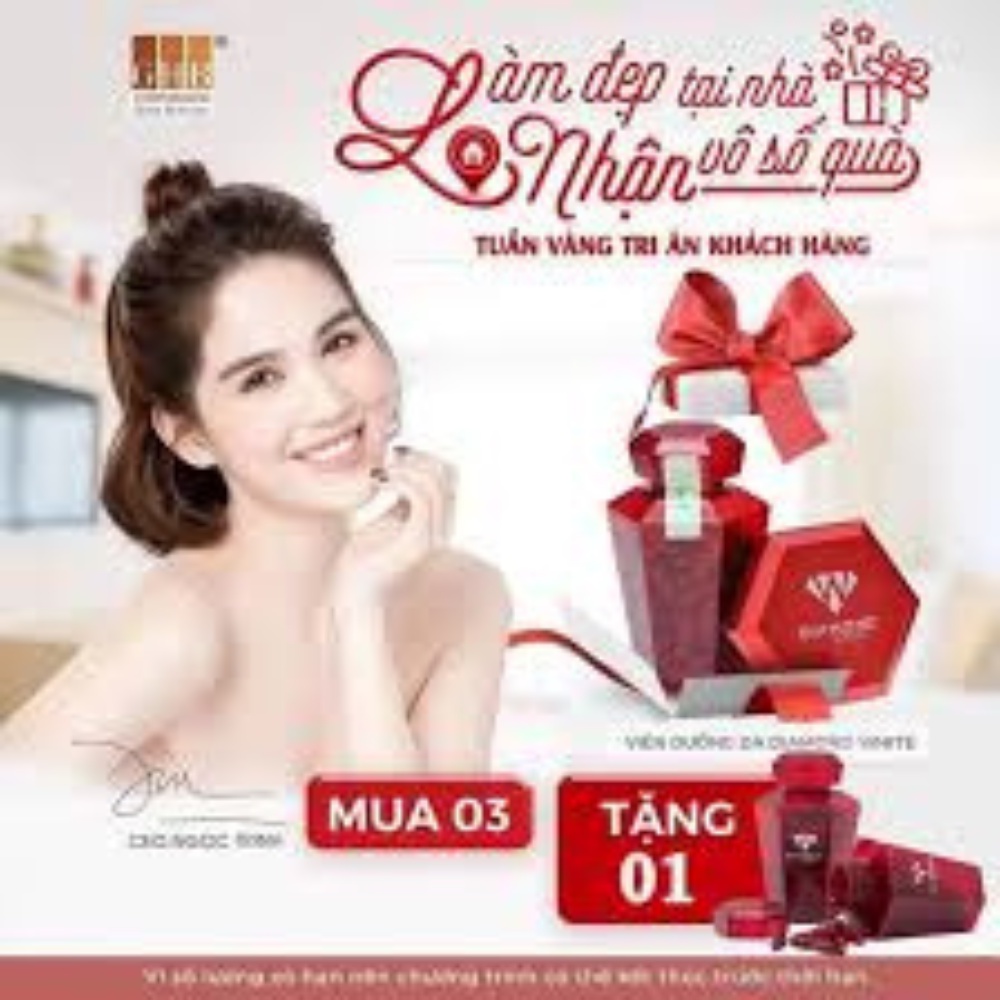 Diamond White Viên Uống Trắng Da, Chống Nắng, Giảm Nám Tàn Nhang [ HÀNG - CHÍNH - HÃNG ]