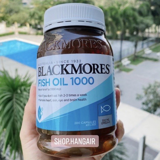 Dầu cá Blackmores fish oil 200v