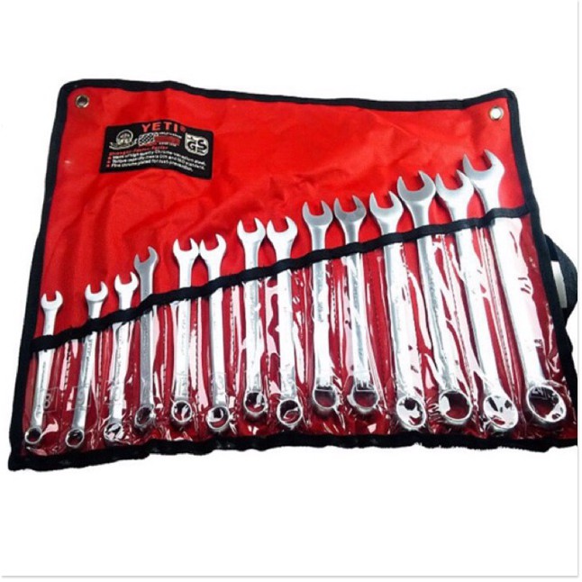 Bộ cờ lê Yeti USA 14 chi tiết 8-24 ( khoá vòng miệng)