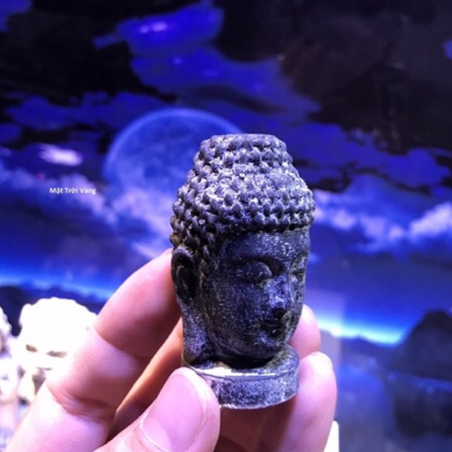 Tượng đầu phật, bán diện mini trang trí tiểu cảnh, hồ cá, non bộ