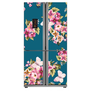 Decal dán tủ lạnh loại 4 cửa