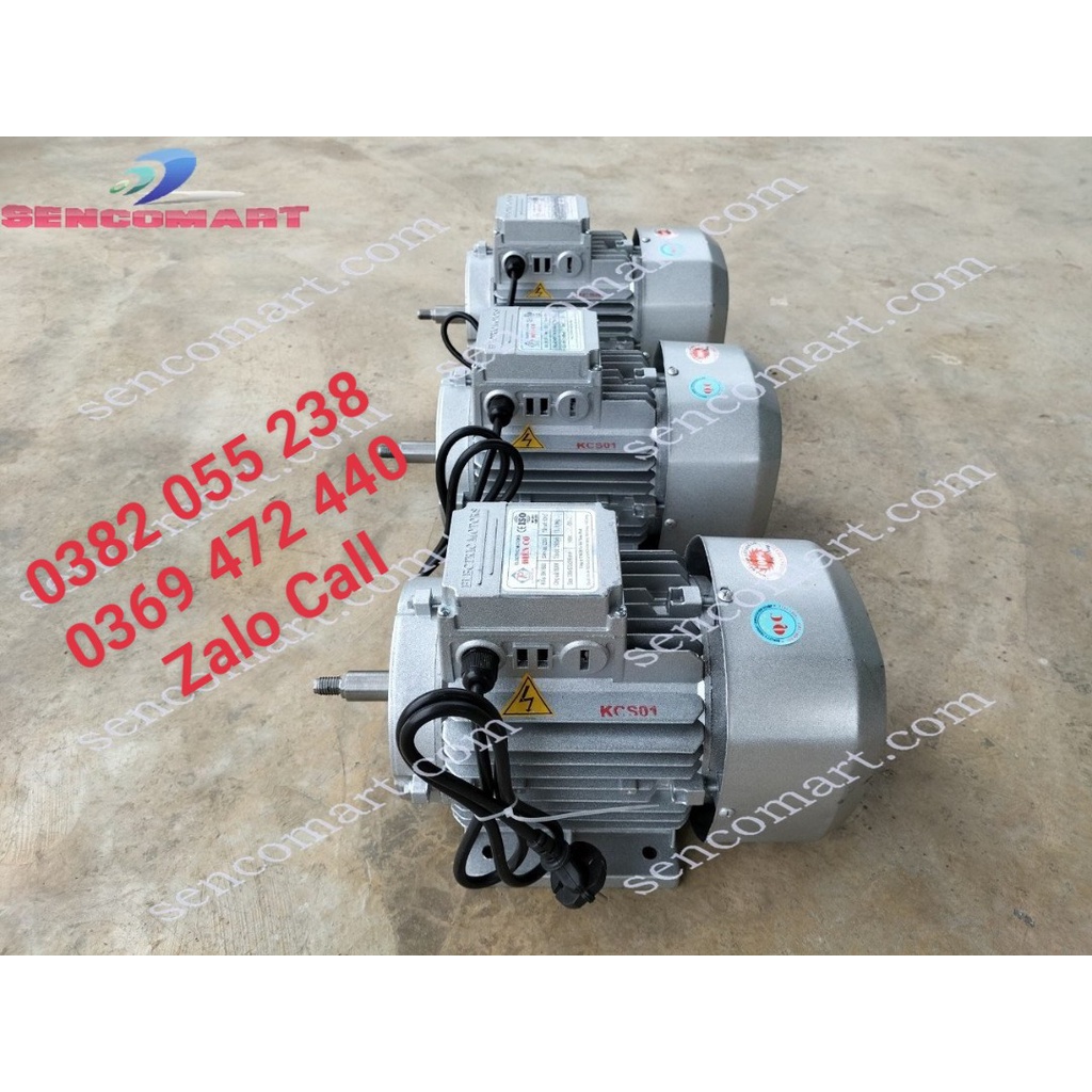 Motor điện 1pha 220v 1,5kw 2900 vòng phút, dây đồng Korea