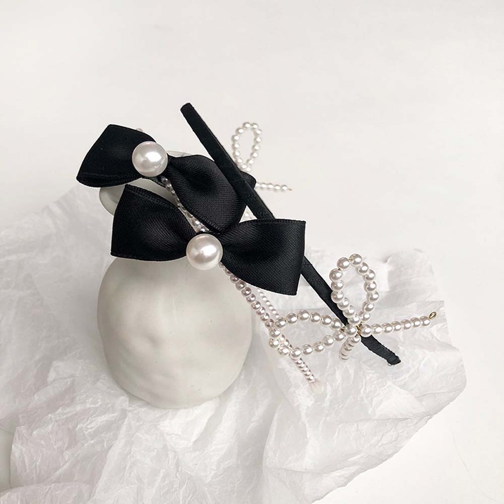 Cài Tóc Đính Nơ Phong Cách Retro Nữ Tính