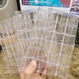 Khay meka 24 ô đựng charm đá phụ kiện nail