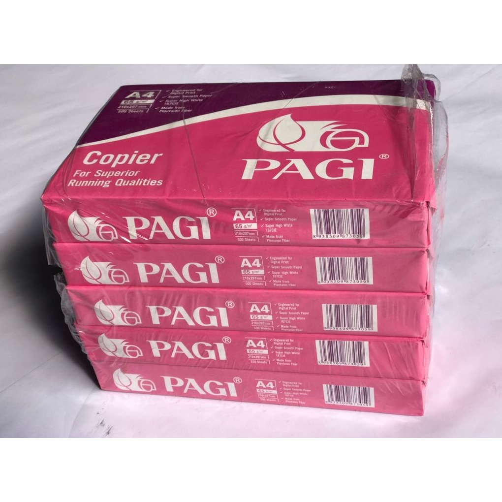 Giấy in A4 65gsm PAGI giá rẻ - Sản xuất chính hãng tại Việt Nam