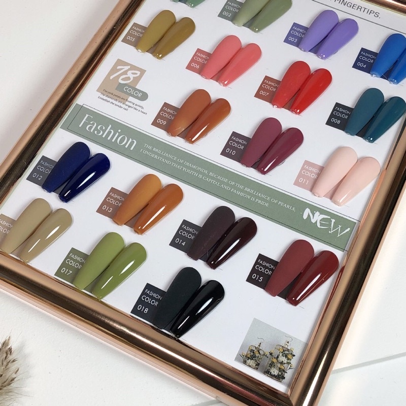 Set sơn Gel 18 màu siêu đẹp VANDONNIE