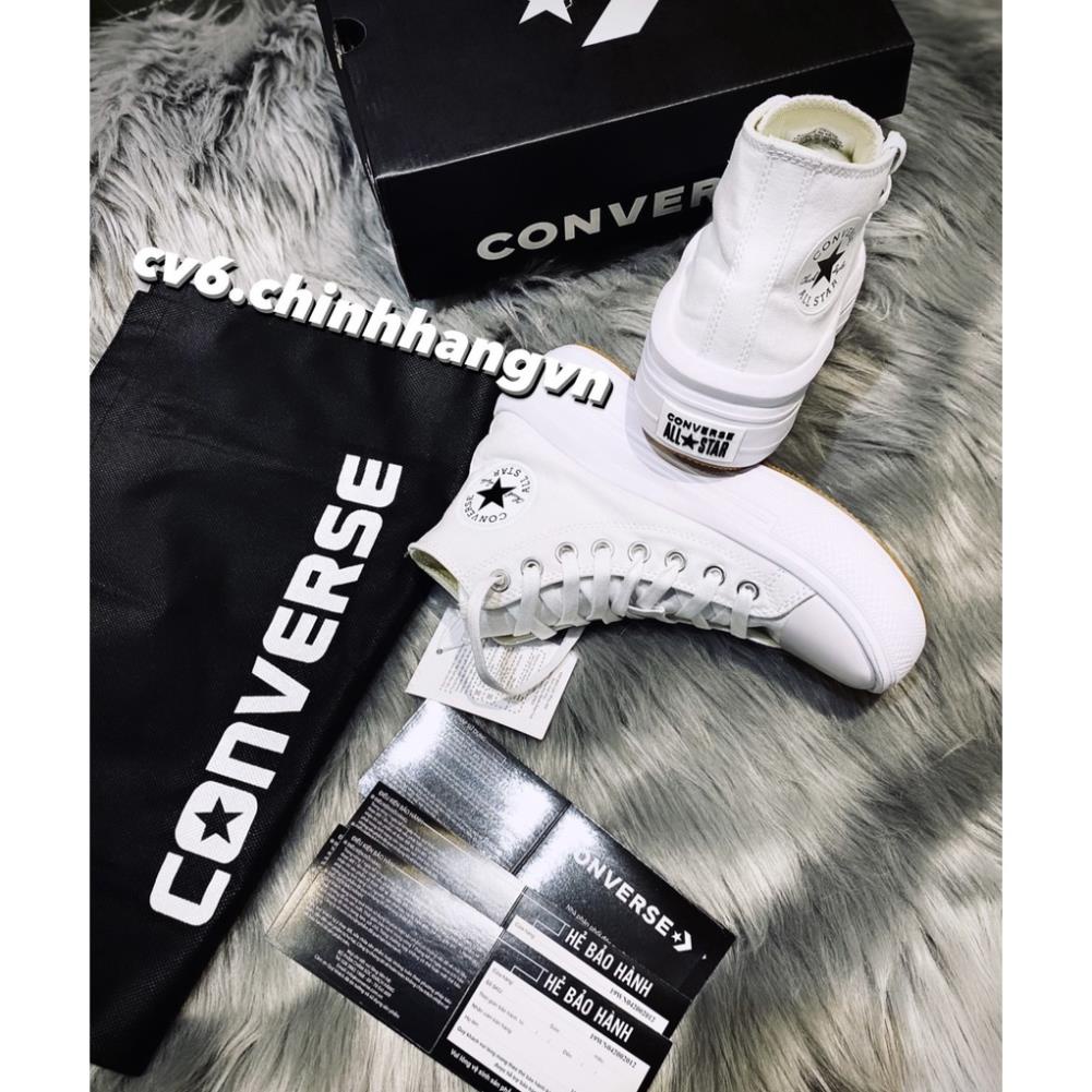( 𝙃𝙖̀𝙣𝙜 𝙍𝙚𝙖𝙡 ) Giày Conversse Chuck Taylor All Star Move Canvas Hi Top/Cao Cổ