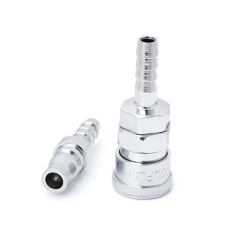 ✿LIDU 2 Pcs 8mm Pneumatic Air Line Hose Quick Release Coupler Connectors Compressor