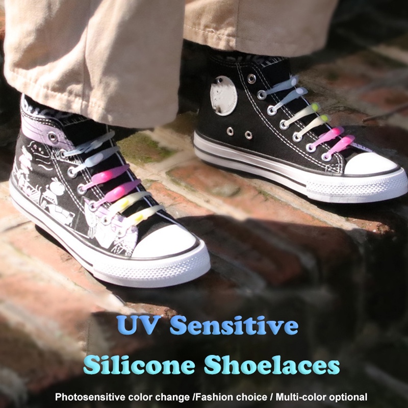 Set 14 Dây Giày Silicone Co Giãn Không Cần Buộc Dành Cho Nam Nữ
