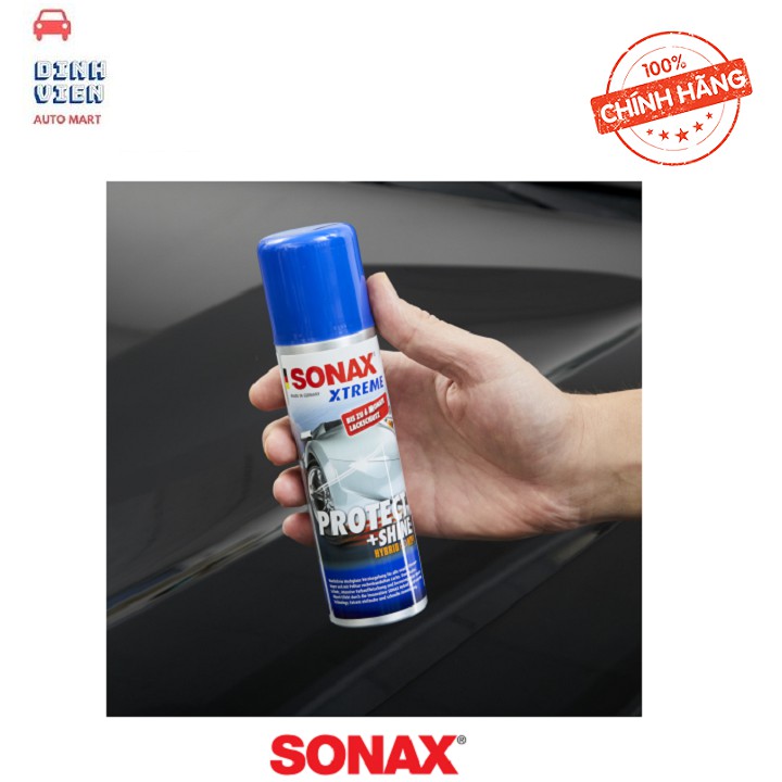 {Phủ bóng bảo vệ sơn} Sonax Xtreme Protect Shine 222100 210 ml công nghệ Nano chống bám bụi bẩn, giữ độ bóng dài lâu.