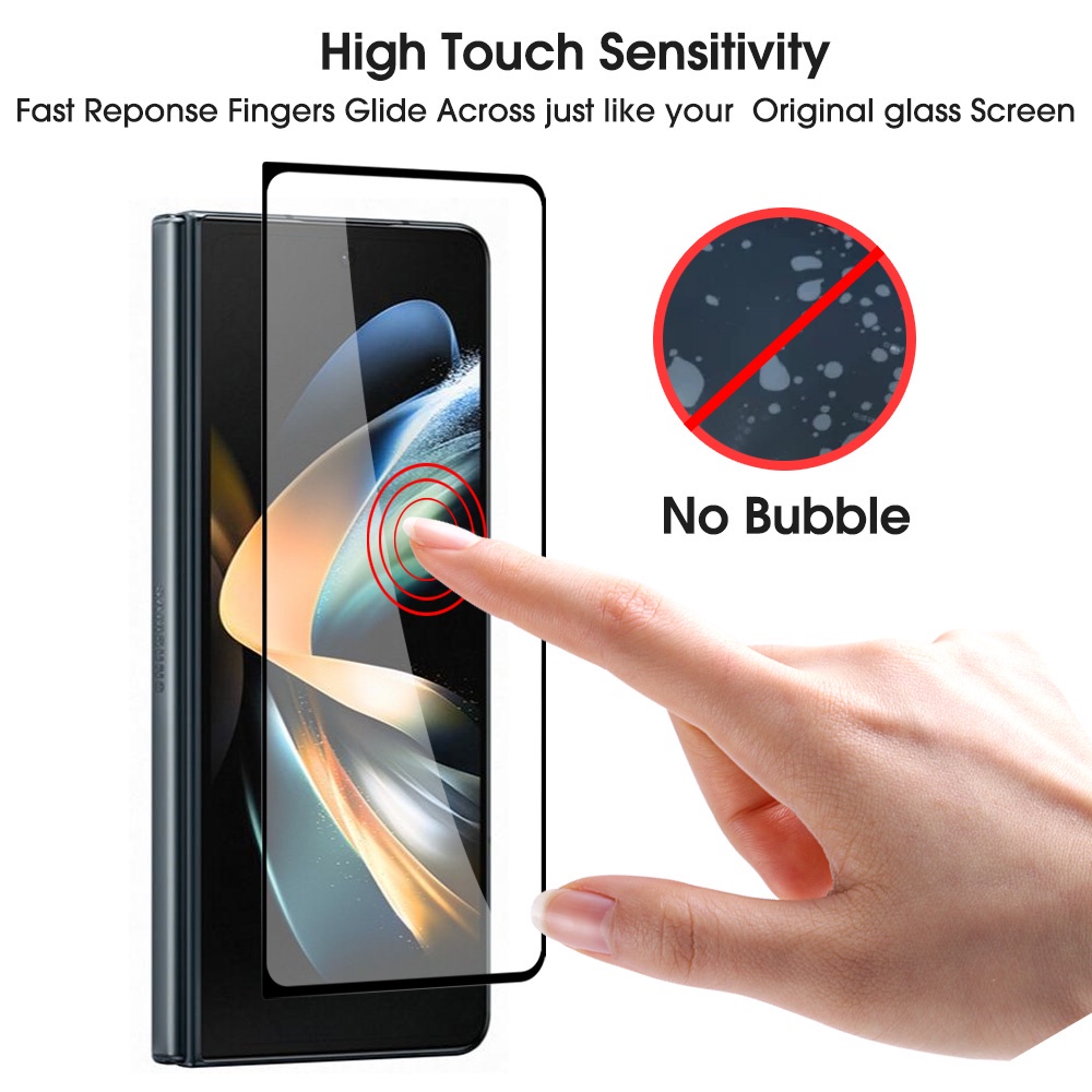 Kính Cường Lực HD Bảo Vệ Mặt Trước / Sau Cho Samsung Galaxy Z Fold 4