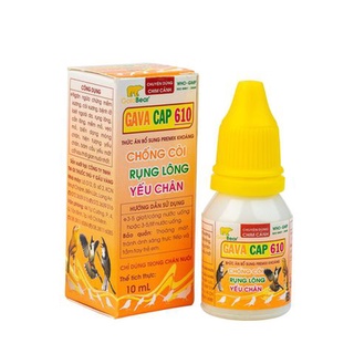 Gava cap 610 10ml - vitamin chống còi xương, rụng lông, ốm yếu cho chim