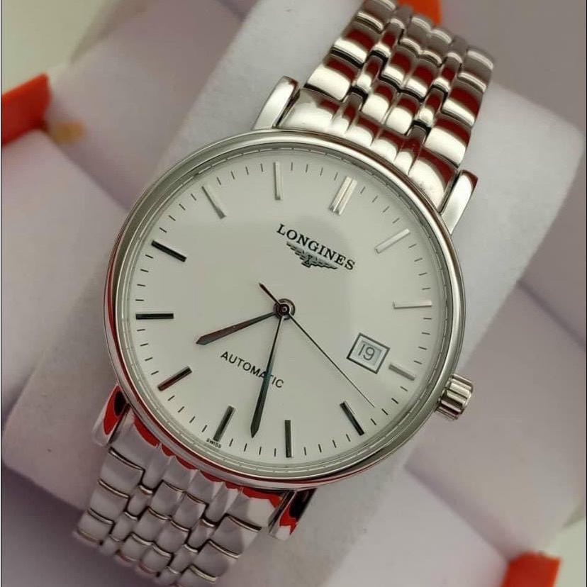 Đồng hồ Nam Longines 3 màu máy nhật, dây hạt gạo, kính saphire, chống nước 50m, dòng cơ Automatic size 38 và 40mm