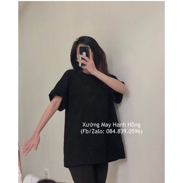 Áo phông trơn chất dày mặc đôi couple nam nữ, áo phônh nam/nữ oversize