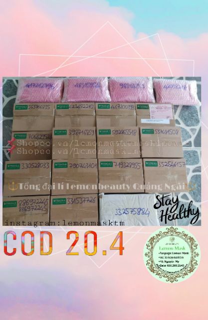 [TẶNG 1 MASK] SỈ 10 MASK LEMON HANDMADE TẶNG 30QUÀ | BigBuy360 - bigbuy360.vn