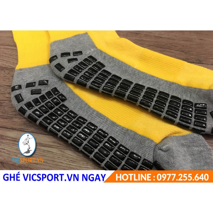 Vớ Tất Dài Thể Thao Bóng Đá Chống Trượt Chính Hãng Hàng Cao Cấp - Vicsport