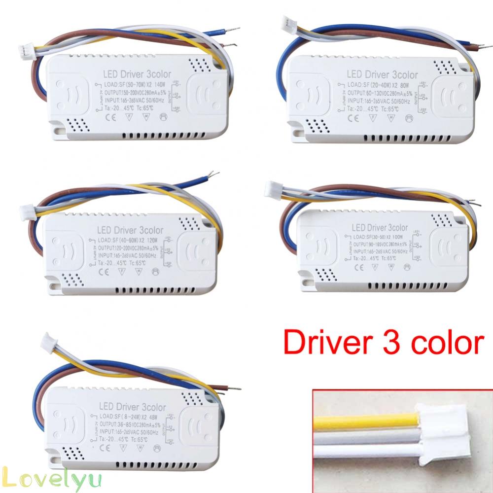 ◀READY▶LED Driver 3color Adapter,For LED Lighting Non-Isolating Transformer Replacement# Good Quality