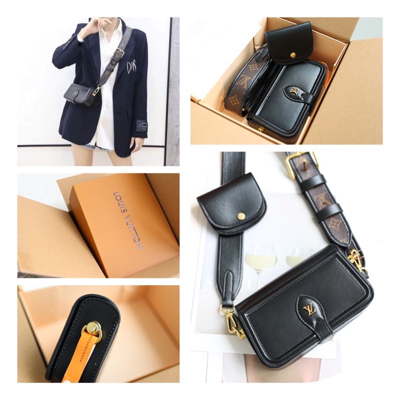 Túi đeo chéo LV oficier pouch bản supersale size 20cm fulbox