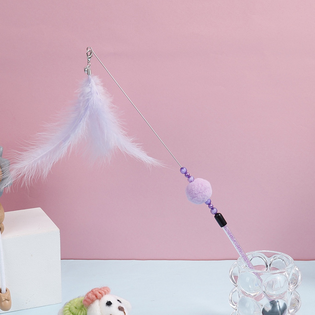 Đồ Chơi Lông Vũ Dễ Thương Dành Cho Mèo Cưng