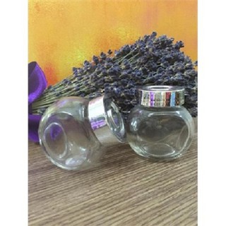 Combo 20 hũ thủy tinh 2 đáy nắp bạc 50ml - HỦ THỦY TINH NHỎ CAO CẤP ĐỰNG SP MẪU
