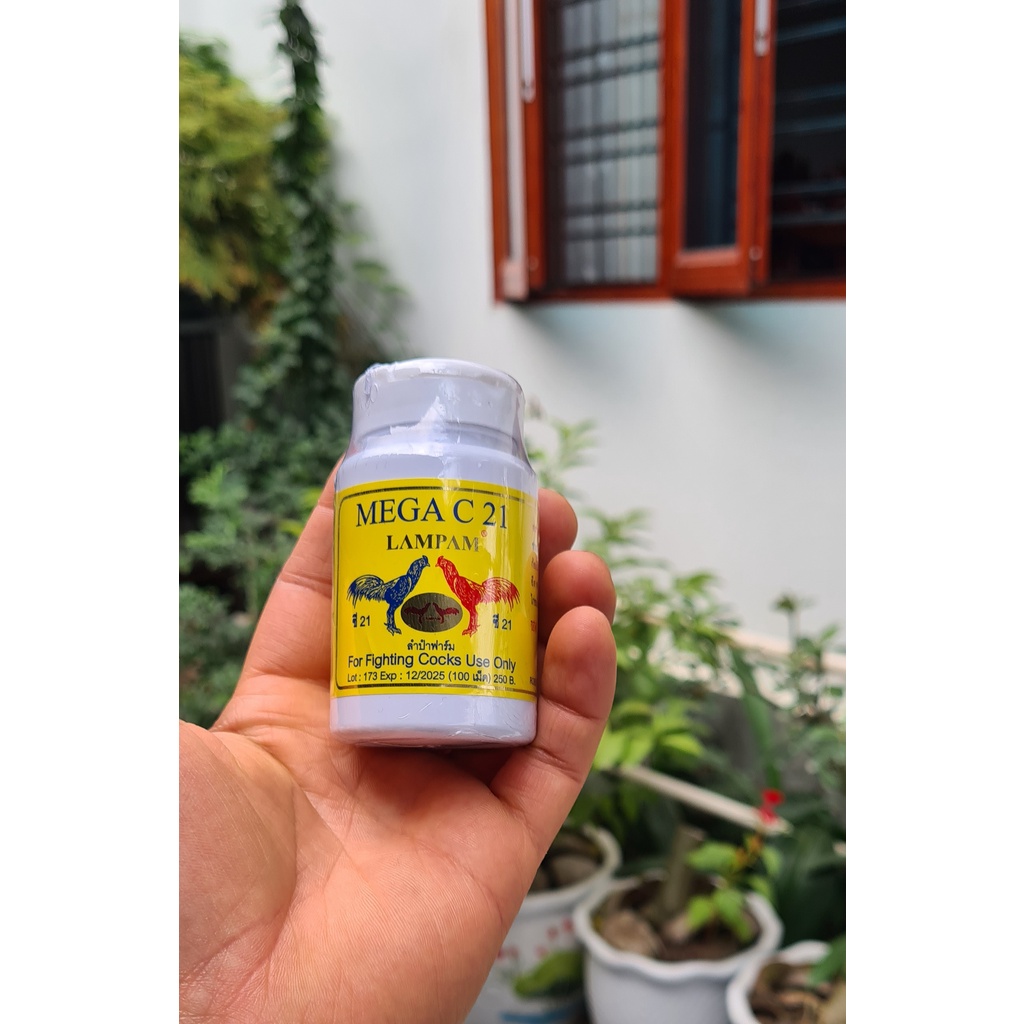 MEGA C21 CHO GÀ CHỌI, GÀ NÒI, GÀ ĐÁ. BỒI BỔ GÂN CỐT, TĂNG BO ĐÁ, BỀN SỨC CHO GÀ ĐÁ. LỌ 100 VIÊN
