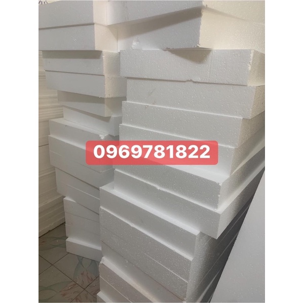 Xốp chống nóng, tôn nền, xốp cắm hoa dày 10cm kích thước 50x100cm