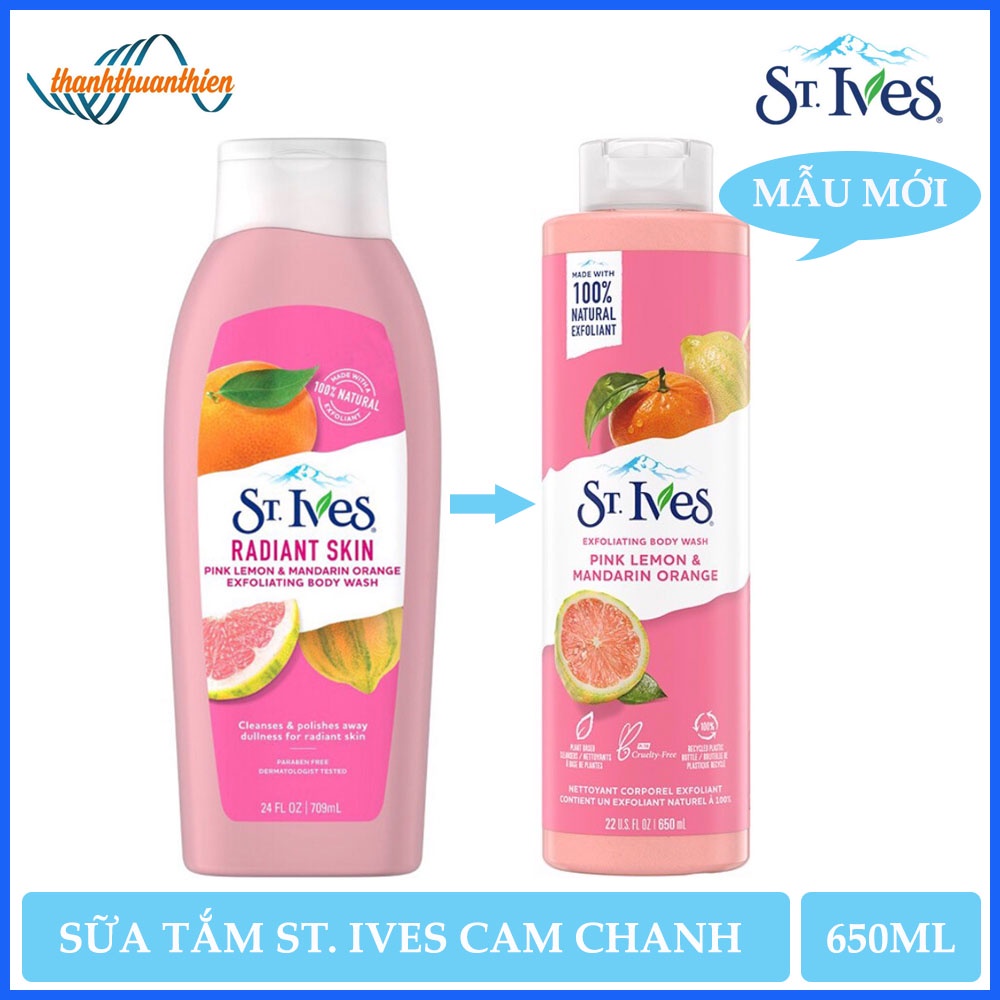 Sữa Tắm St.Ives Cam Chanh 650ml
