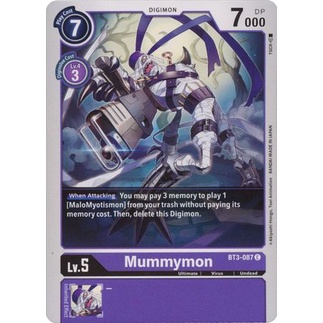 Thẻ bài Digimon - TCG - Mummymon / BT3-087'