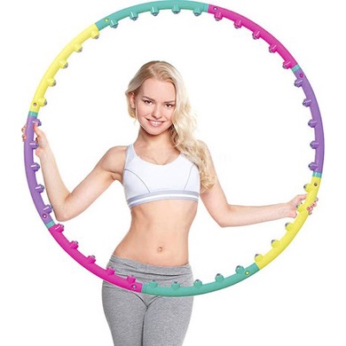 Vòng Lắc eo Massage Hula Hoop, lắc vòng giảm mỡ Cao Cấp hỗ trợ đánh tan mỡ thừa hiệu quả