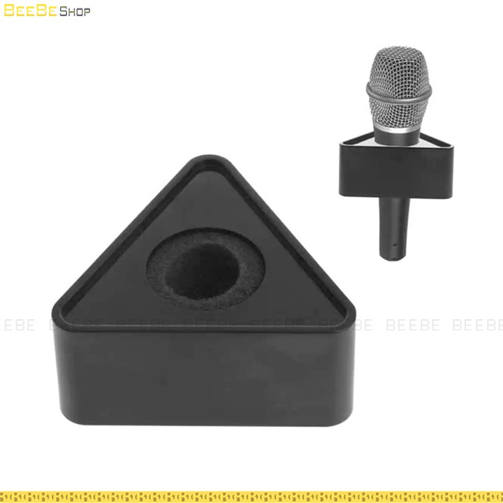 Gá Dán Logo Thương Hiệu Cho Micro Phỏng Vấn - Microphone Flag Box