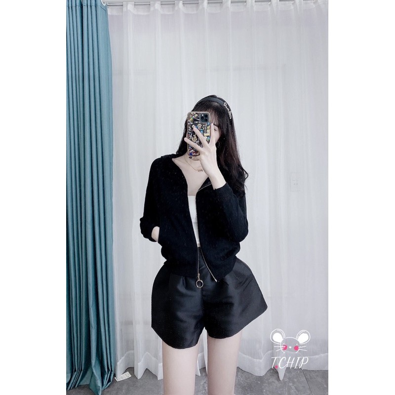 BÁN SỈ ÁO LEN KHOÁ CÓ MŨ 5M CHO NỮ | BigBuy360 - bigbuy360.vn