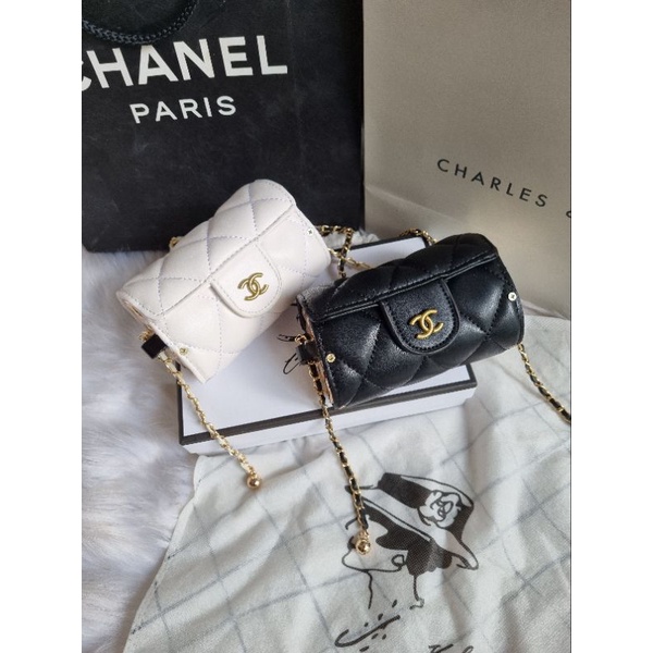 ❌️ Xã kho túi đeo chéo mini trống tròn #chanel. xinh xắn 15cm