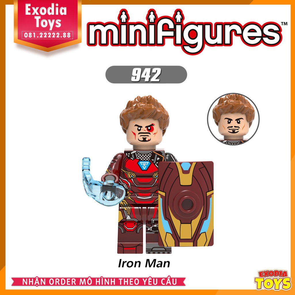 Xếp hình minifigure siêu anh hùng Avengers Infinity War : Cuộc Chiến Vô Cực - Đồ Chơi Lắp Ghép Sáng Tạo - X0217