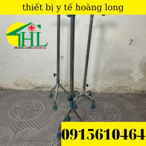 Gậy tập Đi Cho Người Già 3, 4 Chân Inox Việt Nam