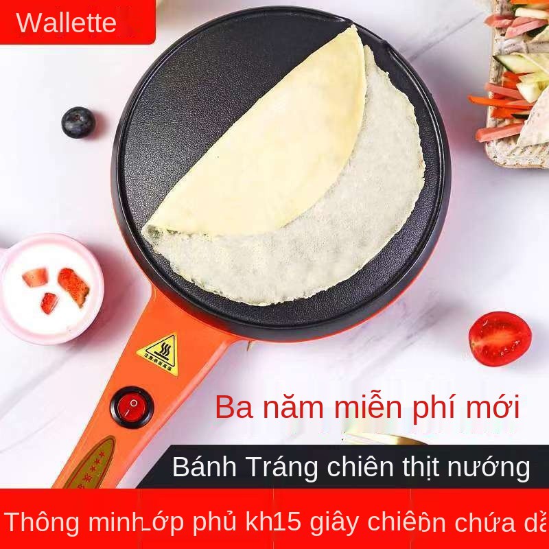 Máy làm bánh đa năng, crepe, chảo nướng điện gia dụng, gói chả giò, bột tràm, crepe mini tự động, xèo