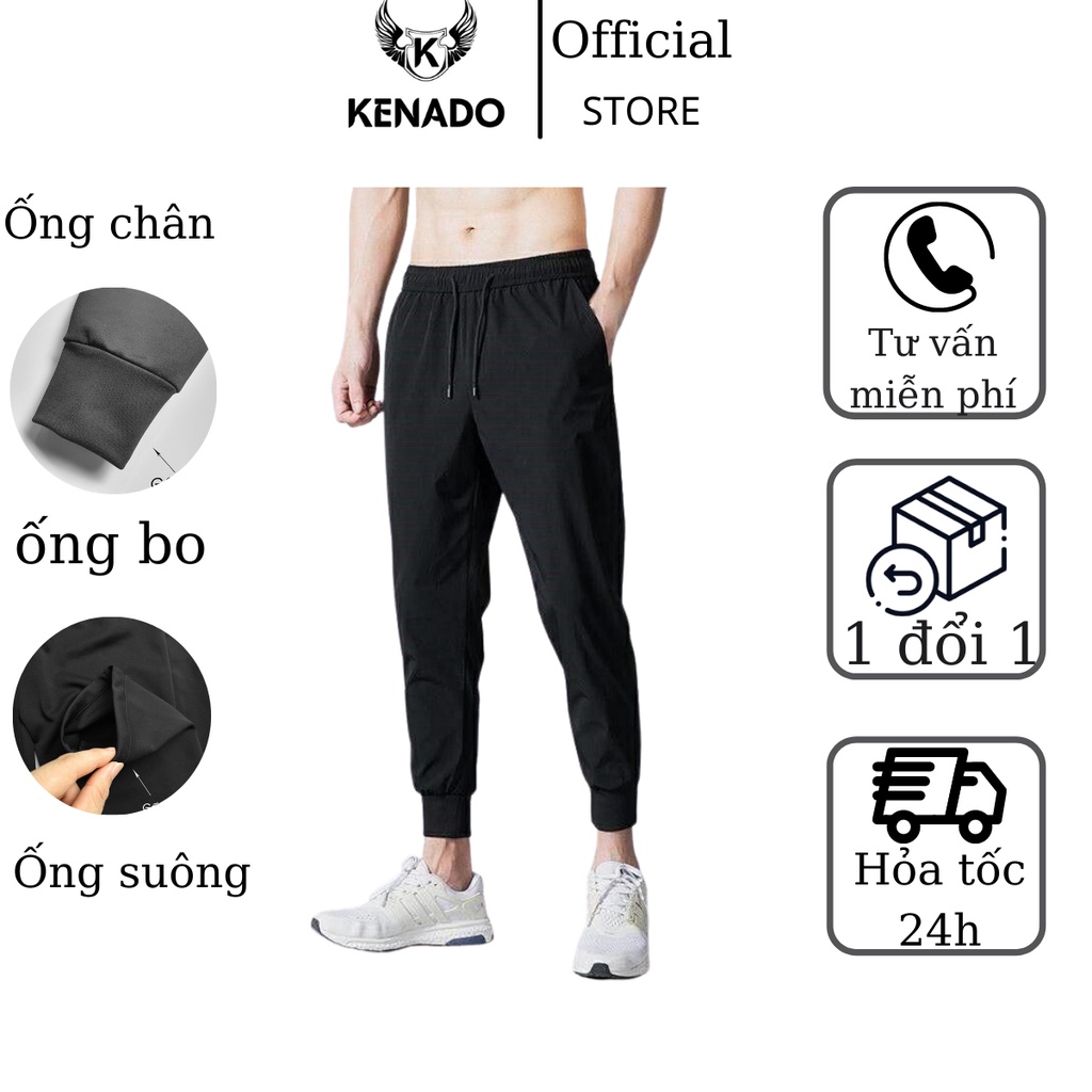 Quần dài thể thao nam trơn  Jogger The 1992 chất thun lạnh co giãn tốt không xù lồng, phai màu D02