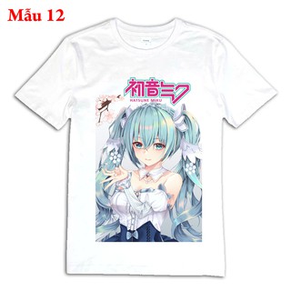 Áo Thun anime Hatsune Miku - Vocaloid ( nhiều mẫu)