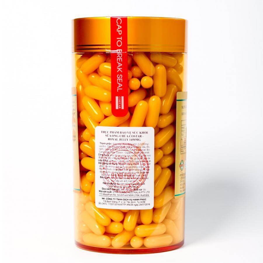 Viên uống sữa ong chúa Royal.Jelly 1610mg của Úc + Tặng Kem Cá Tầm Sky | Thế Giới Skin Care