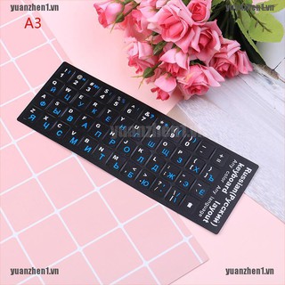 [YUANZHEN1] Miếng Dán Bàn Phím Chuẩn Nga