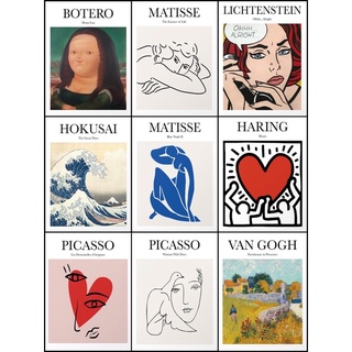 POSTCARD TRANH HOẠ SĨ NỔI TIẾNG LÀM QUÀ TẶNG ĐỘC ĐÁO