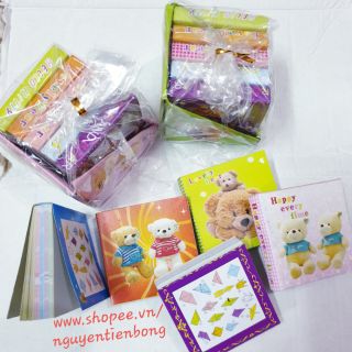 500 giấy gấp hạc to 5,1cmx5,1cm (1lốc5)