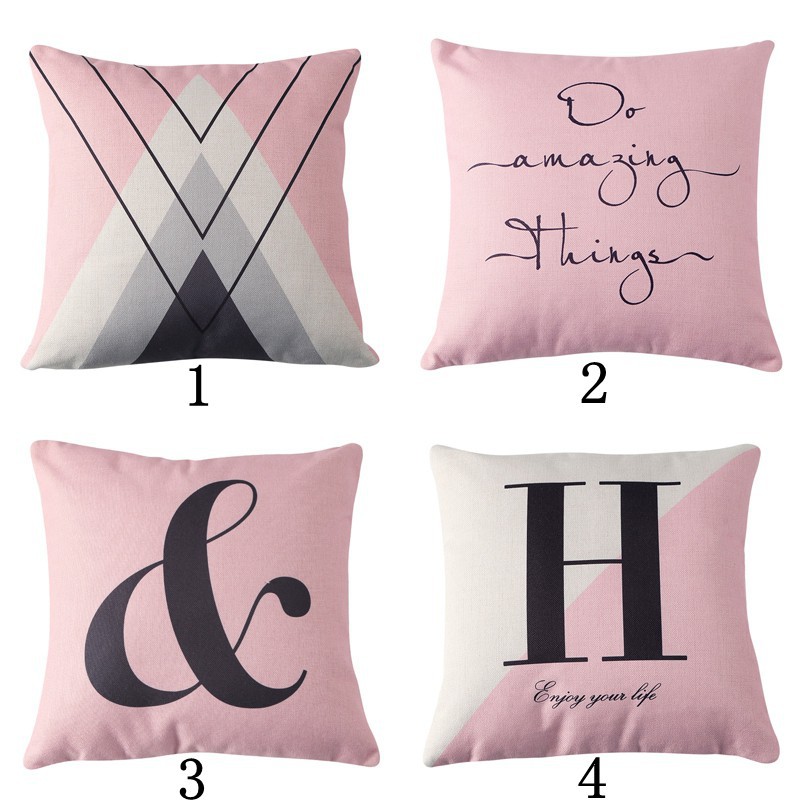 Vỏ gối vuông họa tiết độc đáo dùng để trang trí nội thất | BigBuy360 - bigbuy360.vn