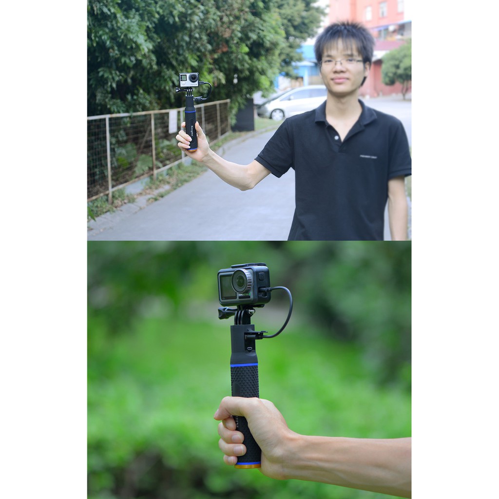 Gậy Kingma kiêm sạc dự phòng cho máy quay hành động GoPro, Sjcam, Yi Action, Osmo Action