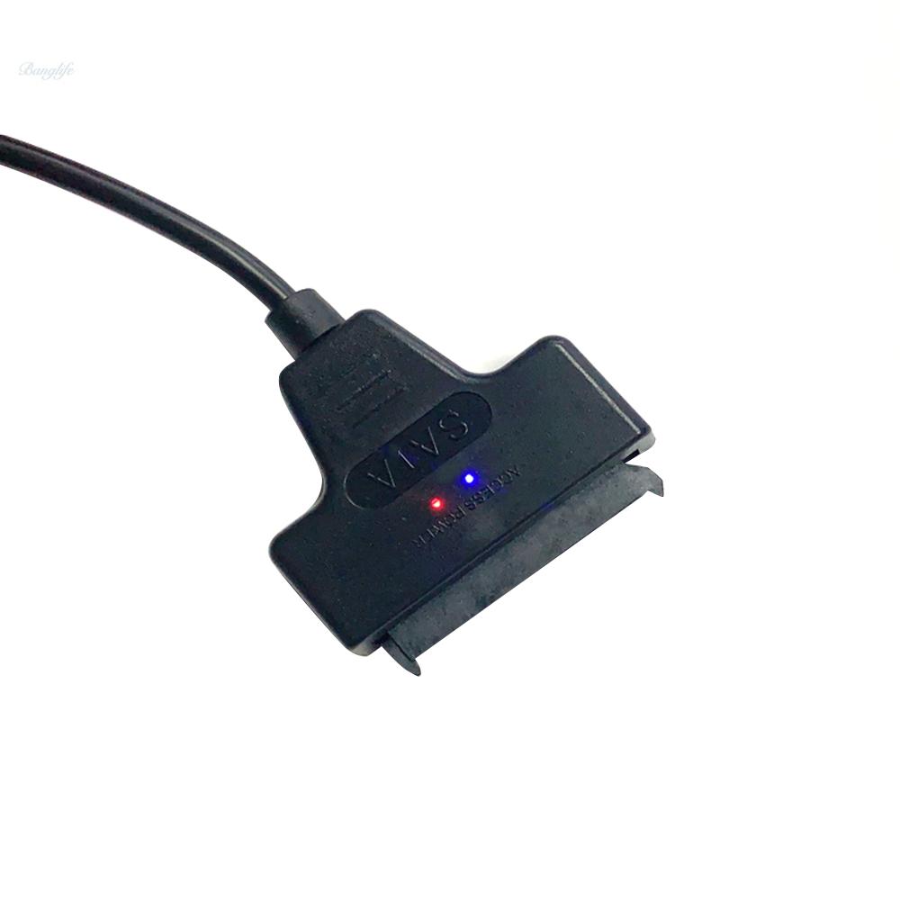 Ready in stock USB 2.0 to SATA Adapter Hard Drive Converter Cable Computer Hard Driver Connection Cable for PC Desktop Laptop