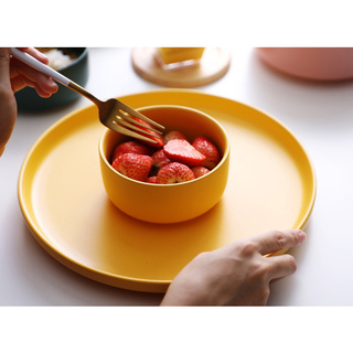 chén cơm gốm sứ nhiều màu sắc dễ thương