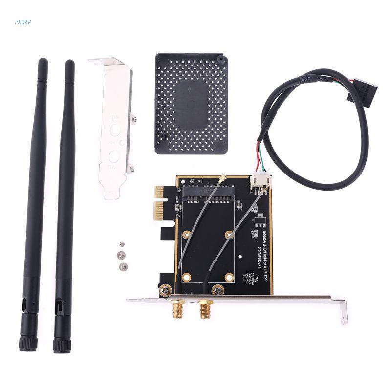 Bộ Chuyển Đổi Pci-E 1x Sang Mini Pci-E 1x Hỗ Trợ Bluetooth