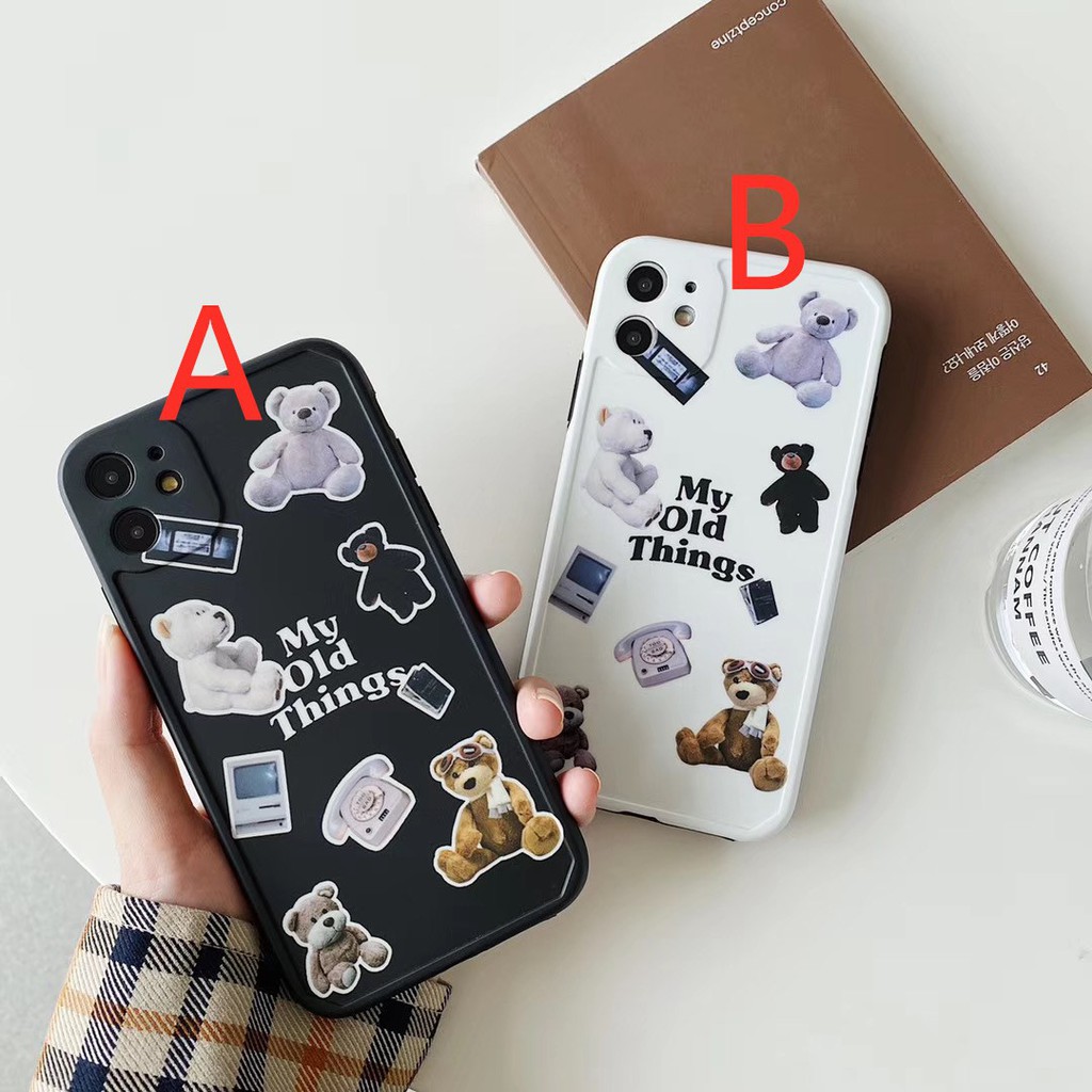 Ốp điện thoại hình gấu đáng yêu cho iPhone11 11Promax 7Plus 7 8 8 X XR XSmax SE2020 | BigBuy360 - bigbuy360.vn