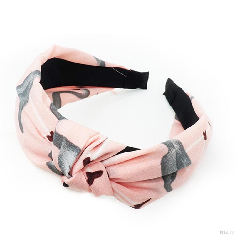 Simple Fashion  Wide-brimmed Knotted Cross Plaid Print Multicolor Hairband Women | BigBuy360 - bigbuy360.vn