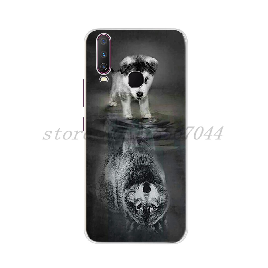 Ốp điện thoại silicone TPU mềm in họa tiết sành điệu cho VIVO Y12 Y15 Y17 Y3 U3X